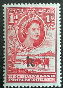 Bechuanaland #169 *MH* Single Cattle & Baobab Tree