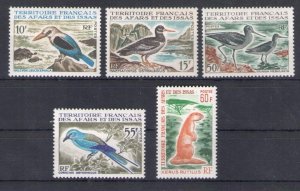 1967 Territory of Afars and Issas - Yvert 329/33 - Uccelli - MNH**