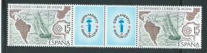 Spain 2065 1977 ESPAMER strip MNH