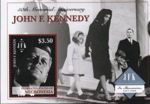 US 1013 Trust Territories Micronesia NH VF John F. Kennedy S/S