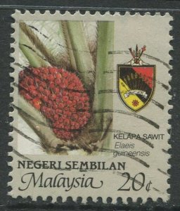 STAMP STATION PERTH Negri Sembilan #104 Agriculture Type & State Crest Used 1986