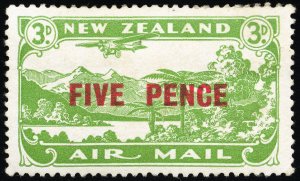 New Zealand Stamps # C4 MH VF Scott Value $20.00