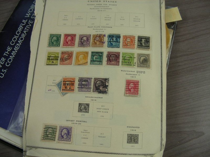 US, accumulation of Stamps & others hinged/mounted on remainder pages, others