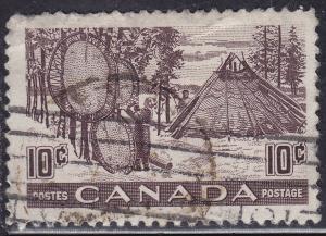Canada 301 Drying Animal Hides 1950