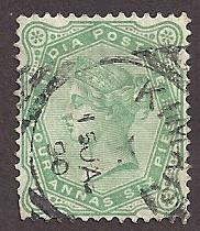 India  Scott 43  Used