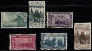 Italy #178-83*  CV $16.80