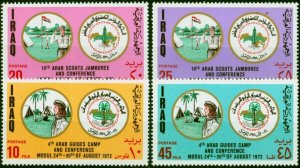 Iraq 1972 Scouts & Guides Set of 4 SG1059-1062 V.F MNH