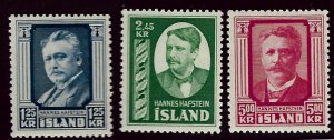 Iceland SCV#284-286 Mint F-VF SC$57.50.....ICE your collection!
