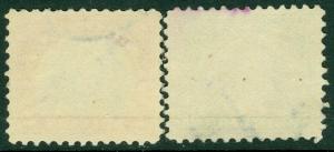 EDW1949SELL : USA 1918-20 Sc #524, 547 Very Fine Used. Minor back faults Cat $65