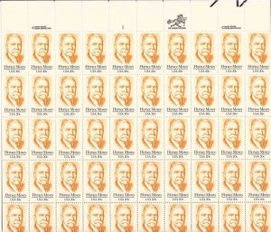 US Stamp 1984 Horace Moses Junior Achievement 50 Stamp Sheet #2095