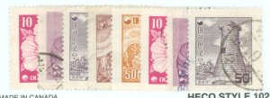 Korea #235-242 Used Single (Complete Set)