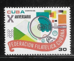 Cuba 1943 10th Philatelic Federation single MNH