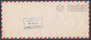 Bolivia Sc 318, 328, C120 om 1949 Braniff First Flight Cover, LIMA to LA PAZ