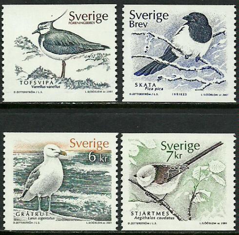 Sweden #2409-12 MNH Set, Birds