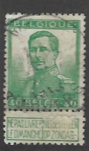 Belgium SC#98 Used F-VF SCV$14.50...Great Spot(s)!