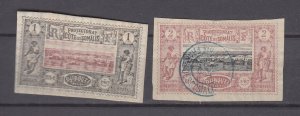 J45950 JL Stamps 1894-1902 somoli coast several mh marks and used #6-7 views