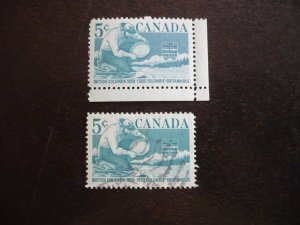 Stamps - Canada - Scott# 377 - Mint Hinged & Used Set of 1 Stamp