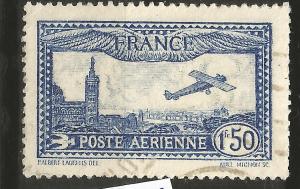 France Air mail Scott # C6 used