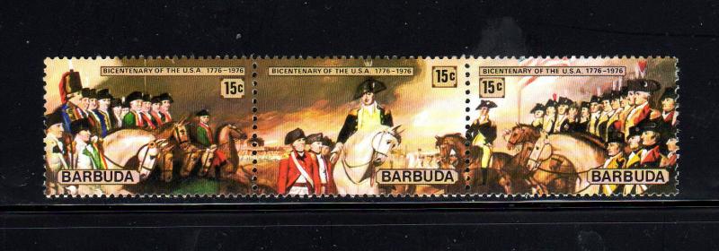 BARBUDA #234  1976  AMERICAN BICENTENNIAL  MINT  VF NH  O.G S/3