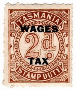 (I.B) Australia - Tasmania Revenue : Wages Tax 2d (1937) 