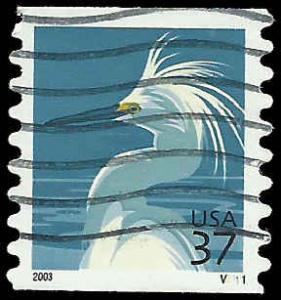 P.N.C. V2111 # 3829 USED SNOWY EGRET