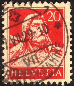 1925, Switzerland 20c, Used, Sc 176