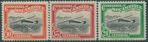 Mozambique Company 1935 SG272-274 Airliner over Beira (3) MLH