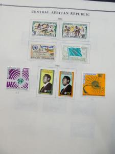 EDW1949SELL : CENTRAL AFRICA Very clean Mint & Used collection on pages Cat $515