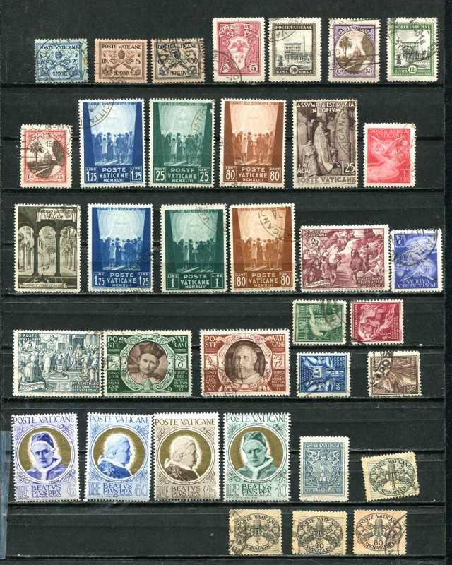 Vatican City Accumulation 1929 and up Used /Unused 7552