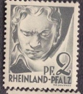 Germany -French Occupation Rheinland-Pfalz 1947 -  6N1 MNH