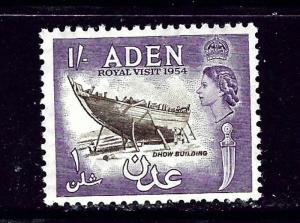 Aden 62 MNH 1954 Dhow Building