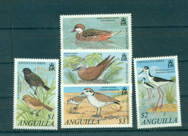 Anguilla - Sc# 1053-7. 2001 Birds. MNH $14.00.