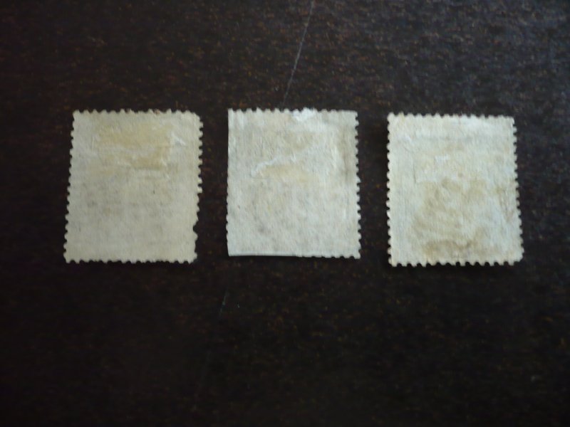 Stamps - India - Scott# 12,15c,17 - Used Part Set of 3 Stamps