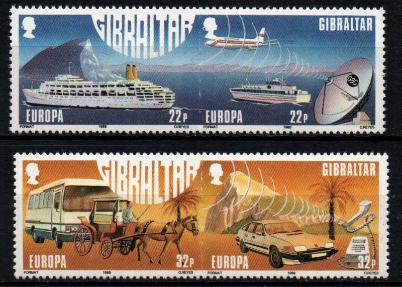 Gibraltar # 525a - 527a MNH