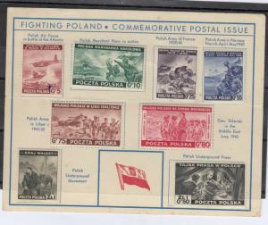 Poland 1939/43 WWII Fighting Commemorative Postal Issue J4148