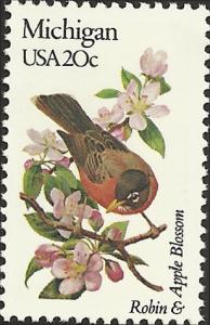 # 1974A MINT NEVER HINGED MICHIGAN