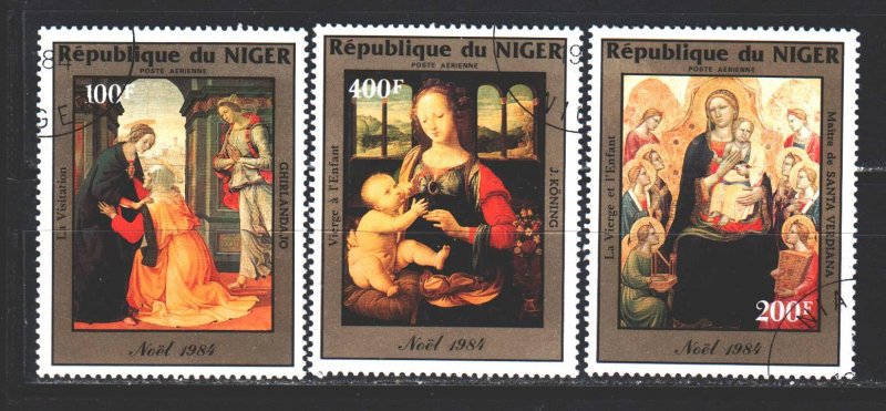 Niger. 1984. 912-14. Christmas. USED.