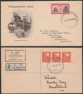 NEW ZEALAND 1913-41 Exhibition covers & cards. (6)