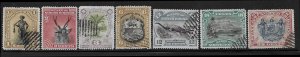 North Borneo 59, 61-63, 65-67 used 2018 SCV $9.40   #13429