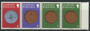 Guernsey  SG 178a Booklet strip of 4 SC# 178a MLH  see details