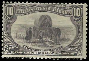 # 290 Gray Violet Mint No Gum Minor Fault Hardships Of Emigration