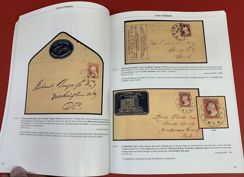 Gems of Philately, Schuyler Rumsey, Sale 107, Dec. 8, 2022, Catalog