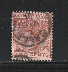 Ceylon 63 U Queen Victoria