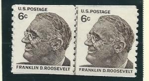 US#1305  $0.06 FDR Joint Line  Pair  (MNH) CV $0.75