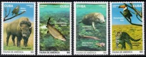 Cuba year 2016 stamps – Fauna of America complete set MNH
