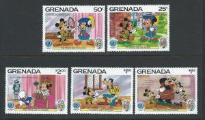 GRENADA SC# 1317-21 VF MNH 1985