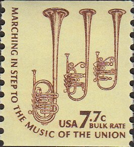 # 1614 MINT NEVER HINGED ( MNH ) SAXHORNS
