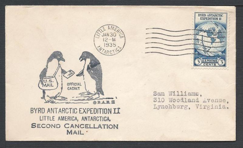 733, Byrd Antarctic Expedition, Dedication & Misc Events