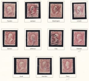 US Officials_o83-93, Used Complete Set