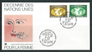 UN Vienna   9-10 1980 IWY Women's Year FDC Geneva Cachet